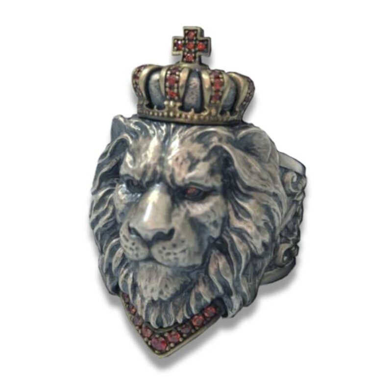 bague couronne roi lion 2