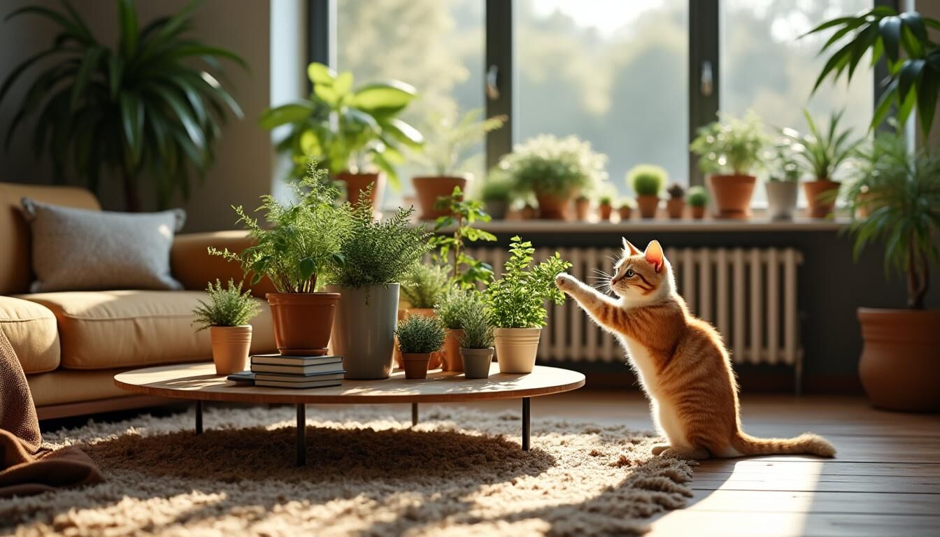 Discover effective strategies to prevent your feline friends from munching on houseplants. Learn about safe alternatives, deterrent techniques, and tips for creating a cat-friendly indoor environment while protecting your greenery.