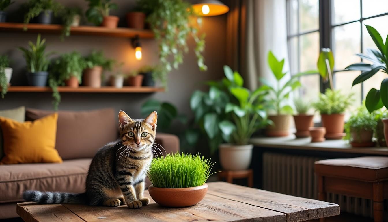 Discover effective strategies to prevent your cats from munching on your houseplants. This guide provides tips on safe plant choices, deterrent methods, and behavior modification techniques to keep your feline friends away from greenery.